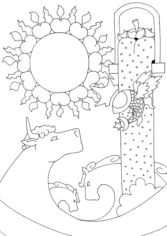 GIIIV Coloring Page #2